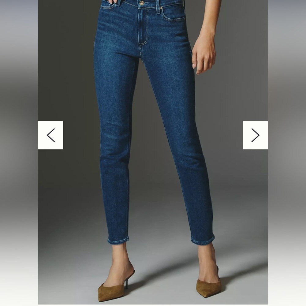 Paige Jeans Hoxton Crop Jean in Blues